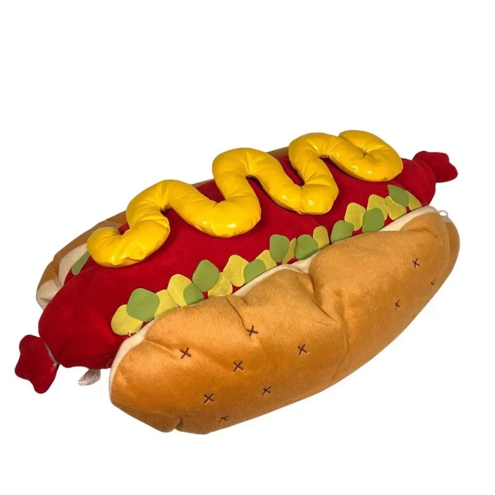 Target Hot Dog Plush Dog Costume Halloween Size Large 18